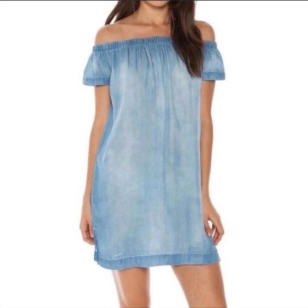 Cloth & Stone Light Blue Chambray Dress (M)